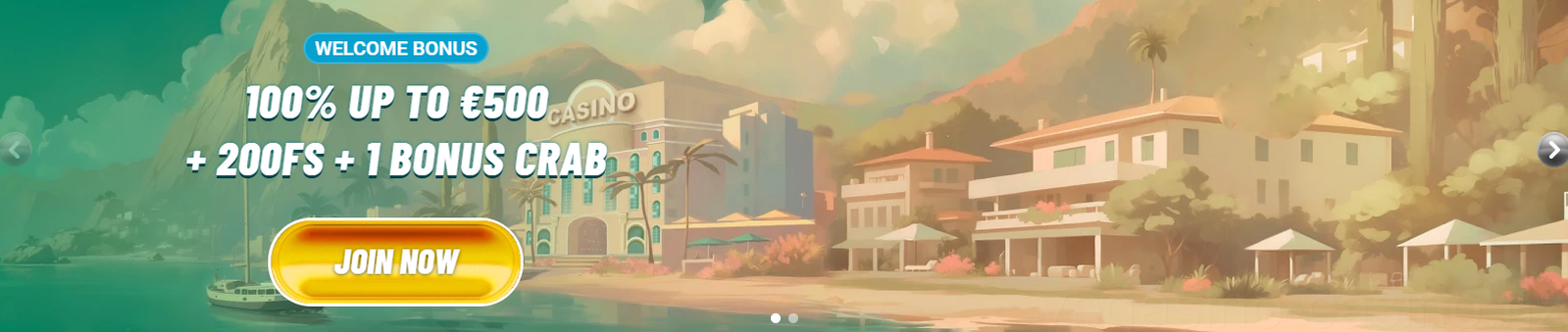 Vegasino Casino Welcome